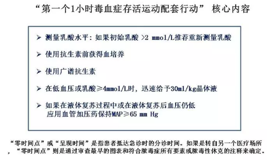 拯救脓毒血症运动2018年更新：推出“第一小时配套行动”