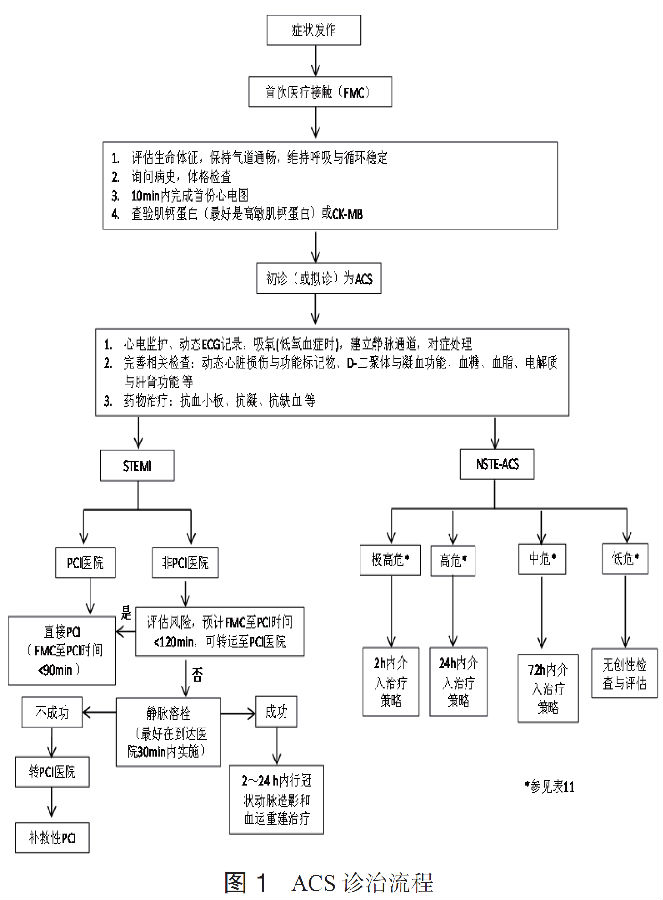 急性冠脉综合征急诊快速诊治指南(2019)