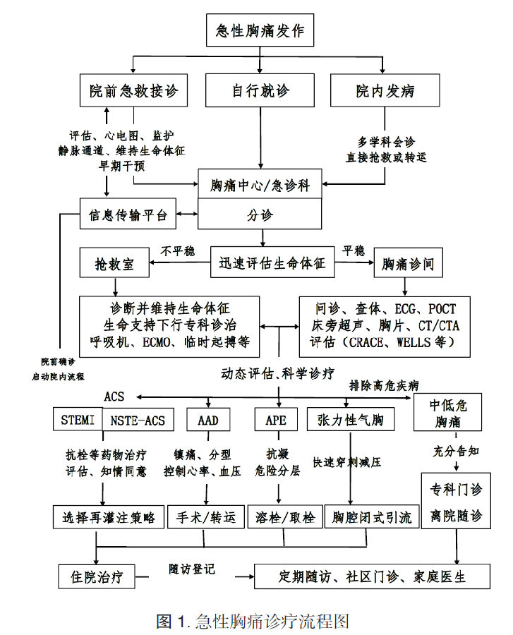 急性胸痛急诊诊疗专家共识