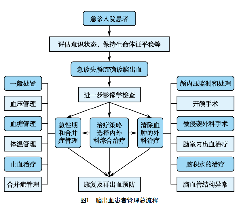 中国脑血管病临床管理指南--脑出血临床管理(节选版)