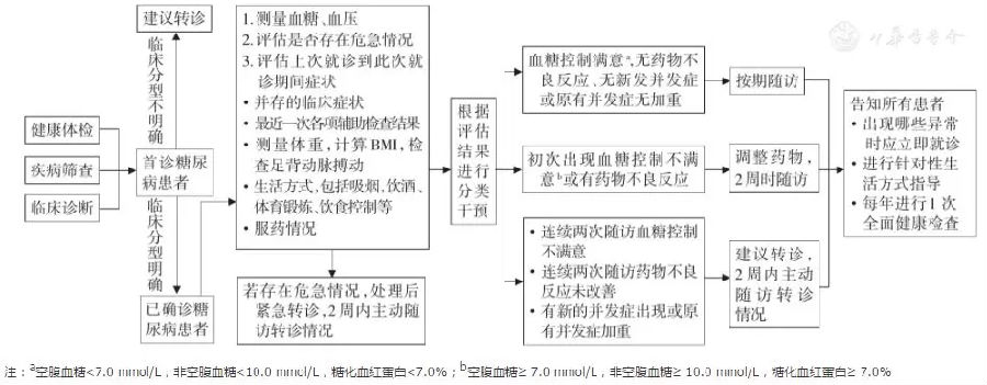 2型糖尿病基层诊疗指南（实践版·2019）